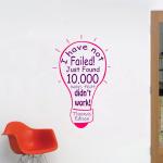 Decal O Decal Thomas Alva Edition Motivational Quotes