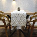 THE little BIG STORE Hand Woven Cotton Table Runners Suitable for a table of 6