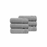 TRIDENT Grey Luxury Hotel Collection 100% Cotton 625 GSM Wash Cloth (6-Piece)