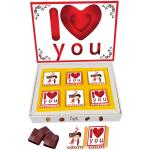 Expelite I Love You Chocolate Gift Fiancee 6pcs Romantic Chocolate Gift Pack for Him Her Bars (6 Units)