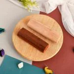 RDK Body and Hair Chandan Pata by RDK - All-In-One Sandalwood & Board for Unisex Face, Hair & Body - for Soft Skin and Healthy Hair, Whitening And Depigmentation & Tan Removal (Red and White Sandalwood)