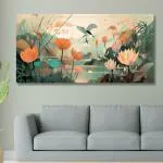 SAF SAF Unframed Rolled Art Print||Nature Art Canvas Wall Art Print for Home Décor And Office||Unframed canvas Painting For Wall decor||Home wall and Office Interior PRE-CR-222