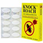 KNOCK ROACH Cockroach Killer Tablet Alternative to Anti Roach Gel, Cockroach Paste, Cockroach Gel & Cockroach Spray. Cockroach Repellant for Kitchen, (Pack of 6, 20g Each, Beige, Yellow)