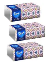 SELPAK Facial Tissue Refill Soft Pack 2ply 200pulls - Pack of 3