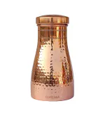 Copperika Bedroom Jar Copper Water Bottle (1000ml) Original With Ayurvedic & Other Health Benefits For Home, Office, Travel, Kids & Yoga