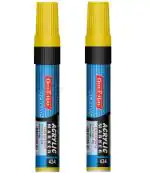 SONI OFFICE MATE Jumbo Acrylic Markers (Set of 2, Yellow)