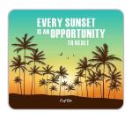 Craft Qila Every Sunset is Opportunity Motivational Mouse Pad for Laptop Computer (8.5 x 7.5 Inches)