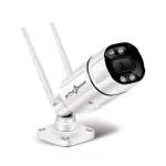 Active Pixel Smart 4G SIM 5MP Full HD SD Card Recording Metal Bullet Camera with Motion Sensor and Night Vision (White and Black)