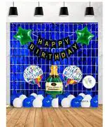 SHANAYA Square Curtain Decoration Foil Balloon Kit (30 Pieces)