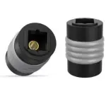 Tech Gear toslink coupler extender female to female optical fiber cable joiner socket Lan Adapter (1000 Mbps)