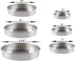 Rinkle Trendz Round Aluminum Cake Mould 5 Inch + 6 inch + 7 Inch + 8 Inch + 9 Inch + 10 Inch (Set of 6)