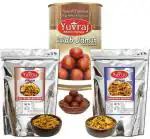 Yuvraj Festival Combo - Sweets Gulabjamun 500 gm , Navratan mixture , bhujiya sev (500,400,400 ) gm