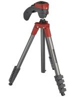 Manfrotto MKCOMPACTACN-RD Red Aluminum Compact Action Tripod
