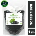Shudh Online Sabja Seeds, Basil (1 Kg / 1000 g) for Weight Loss Organic, Falooda, Tumkaria, Tulsi beej, Sabza Seed