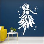 Decowall Multicolor Polyethylene Fairy The Son Pari Stencil For Wall Decor, 16 X 24 Inch