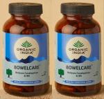 Organic India Bowelcare Ayurvedic Medicine (2 Pack, 180 Veg Capsule in Each Pack)