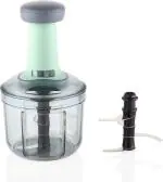 DDecora New Big size Hand Push 900 ML with 4 Stainless Steel Blades Vegetable & Fruit Chopper (1)