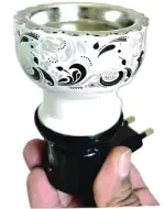 90 Degree Store Camphor Diffuser Electric Kapur Dani Oil Fragrance Incense Holder for Home Kapoor Aroma Oil Burner Shockproof Ceramic Multicolor 8x7 cm