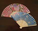 My Party Suppliers Chinese Wooden Decoration Folding Fan (pack of 2)