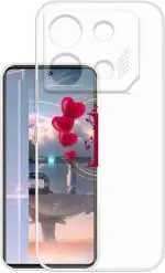 PAEDICON Back Cover for Infinix GT 10 Pro, Infinix GT10 Pro (Transparent, Grip Case, Silicon, Pack of: 1)