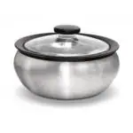 Milton Steel Silver Clearsteel 1500 Ml Casserole