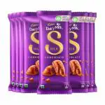 Cadbury Dairy Milk Silk Chocolate Bar, 60 g (Pak of 5) + Air tight Storage Box