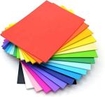 ECLET Multicolor A4 Double Sided Colored Art and Craft Paper (Pack of 50)