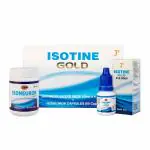 Jagat Pharma Isotine Gold Kit Eye Drops & ISO Neuron Capsules (10ml x 4 drops, 60 Caps)