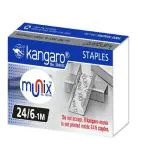 Kangaro Desk Essentials 24/6-1M Heavy Duty Steel Wire Staple Pin | Pack of 20