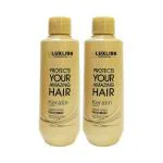 Luxliss Floral Golden Keratin Treatment Shampoo Smoothening All Hair Types Unisex 100 ml Each (pack of 2)