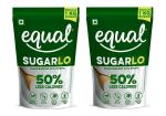 Equal SugarLo | Sugar Blended With Stevia 50% Less Calories |500g |Pack of 2