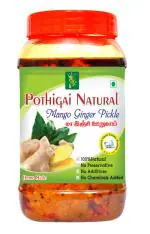 Pothigai Natural Mango Ginger Pickle 500g Pure Home Made Pickle / No Preservatives/ 100% Natural