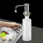 THOISEWELT Soap Dispencer Kitchen Bathroom Toilet Stainless Steel Cap and Plastick Bottel Dispancer