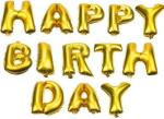 FANEX Solid Happy Birthday Latex Letter Balloon (Pack of 13)