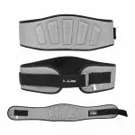 JJ JONEX Unisex Weightlifting Gym Belt for Fitness Workout SOFT Air Mesh | Stabilized Support |Lightweight Design,Grey (MYC),Medium (Fits 28- 32 inches)