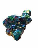 Shubhanjali store Natural Crystal Aura Quartz Cluster 200-250 gm (4 x 3.5 x 4 cm)
