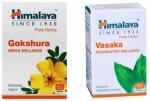 Himalaya Gokshura 60 Tabs (1 Pack) and Vasaka 60 Tabs (1 Pack)
