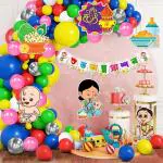 Zyozique Multicolor Annaprashan Decoration Items/Rice Ceremony Decorations - Multicolor Annaprashan Bunting Banner Bengali Font 