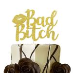 Festiko Bad Bitch Cake Topper, Bachelorette Party, Birthday Girl Cake Decor, Adult Cake Topper, Rude, Naughty Cake Topper, Divorce Party Decorations