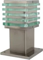 TRIPPING 2 number ice qube Gate Light, Silver gate lamp Waterproof use for Outdoor Garden lamp Pillar Boundary lamp Weather Proof and Water-Proof pack of 1 size CM L28XB14XH14 (2NOSS MEDIUM)