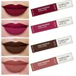 Perpaa Cherry Red, Pink Prom, Bon Bon Brown, Visionary Nude Liquid Matte Lipstick (Pack Of 4)