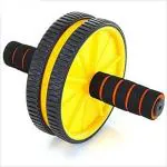 Shopeleven Double Wheel AB Roller for Men and Women Ab Exerciser (Pack of 1, Color may Vary)