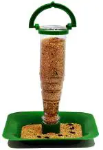 Skybeings Nano Bird Food Feeder (Green, Pack of 2)