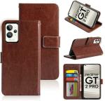 WEBKREATURE Mobile Cover for Realme GT 2 Pro (Brown, Dual Protection, Pack of: 1)