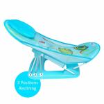 Sunbaby Fish Tales Inclined Baby Bath Support Seat Sling with Soft Mesh Support