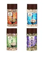 SAPPHIRE Combo Pack(Almonds, Cashew, Pistachio & Trail Mix-Jars)(200gmX4)