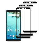 Kite Digital Infinix Note 5 (Black) Tempered Glass Screen Protector with Edge to Edge Coverage and Easy Installation Kit (Pack of 3)