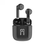 EarFun Air Lite Touch Control & Volume Control Wireless Earbuds IPX7 Waterproof in-Ear Headphones 30H Playtime(Black)