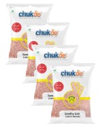 Chukde Sendha Namak, Salt Powder, 800g, Pack of 200g x 4