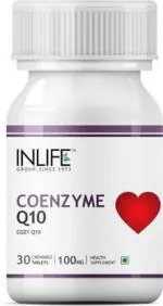 Inlife Coenzyme Q10 (Ubiquinone), 100 mg - Chewable Tablets (30 No)